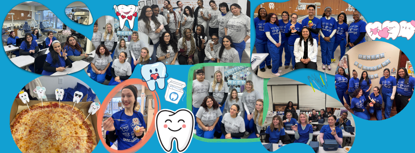 collage of campus dental assisting students