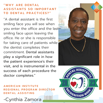 Dental Assistants Recognition Week at American Institute